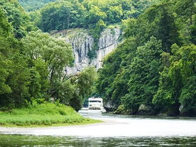 Narrow Section of Danube Gorge